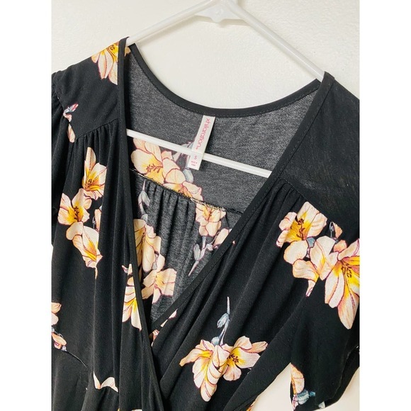 Xhilaration Floral Black Dress - Picture 4 of 7